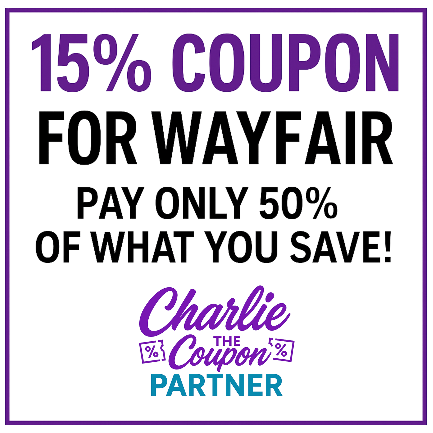 15% Wayfair Online Coupon - Save up to $375 (Pay Half Of What You Saved)